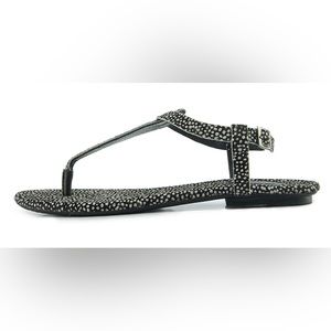 Maruti | NWOT flat cow leather sandals | size 7